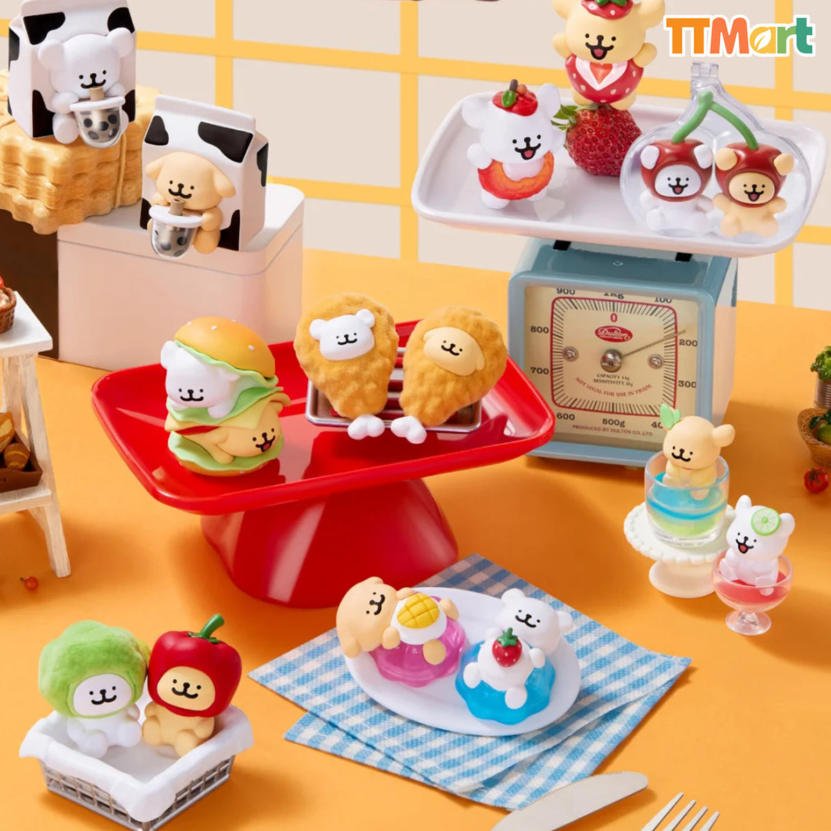 MALTESE Fast Food Restaurant Mini Figure Blind Box
