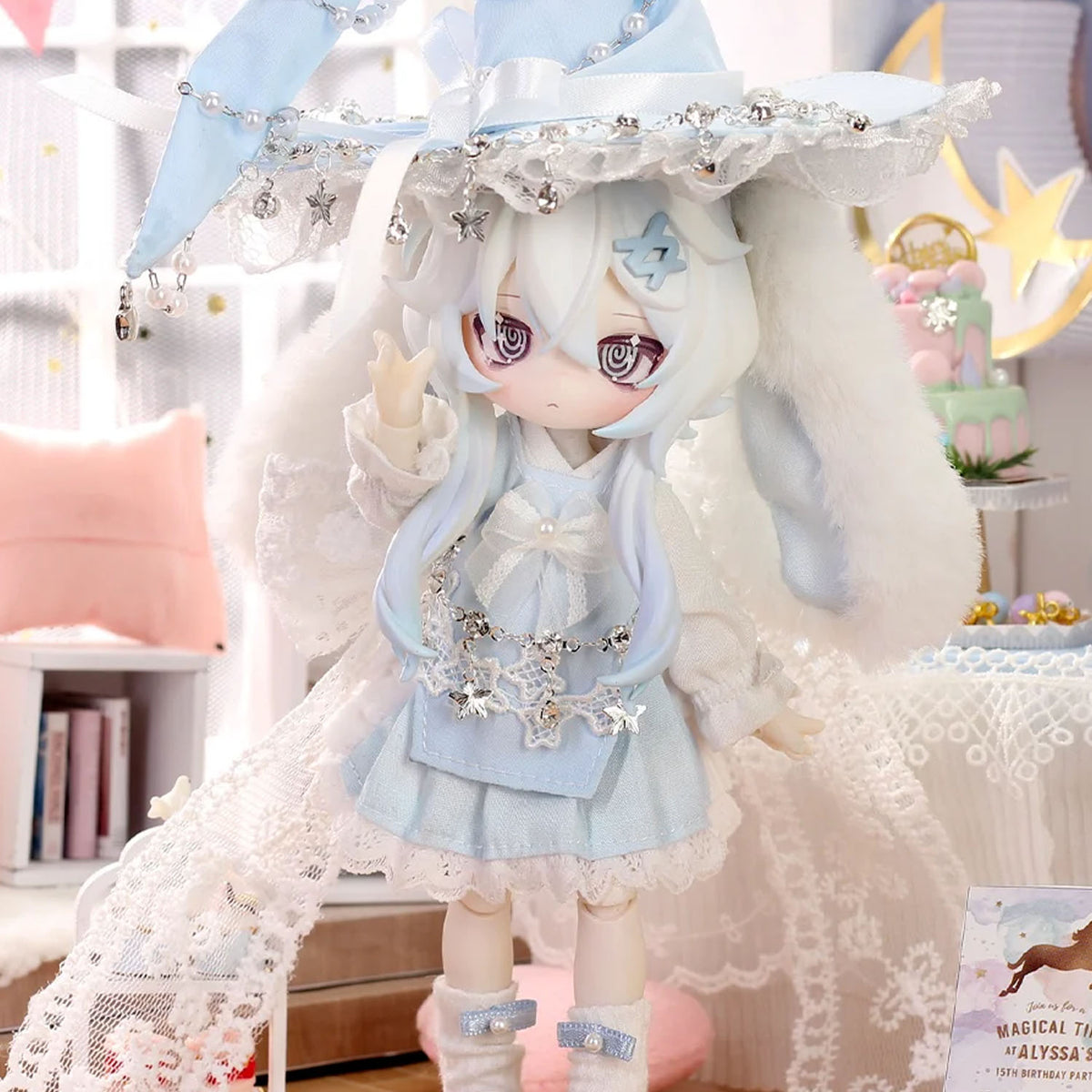Inedible Doll Moon Jumping Time Bunny Series BJD Blind Box