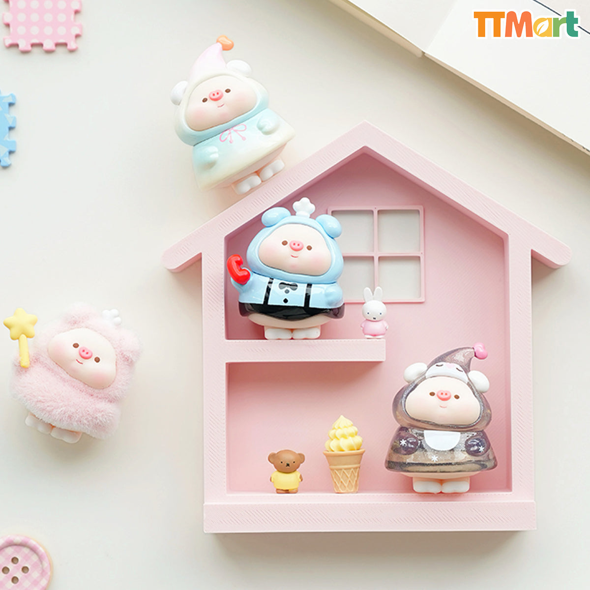 GUOGUO Piggy So Cute Indeed Mini Bean Series Blind Bag