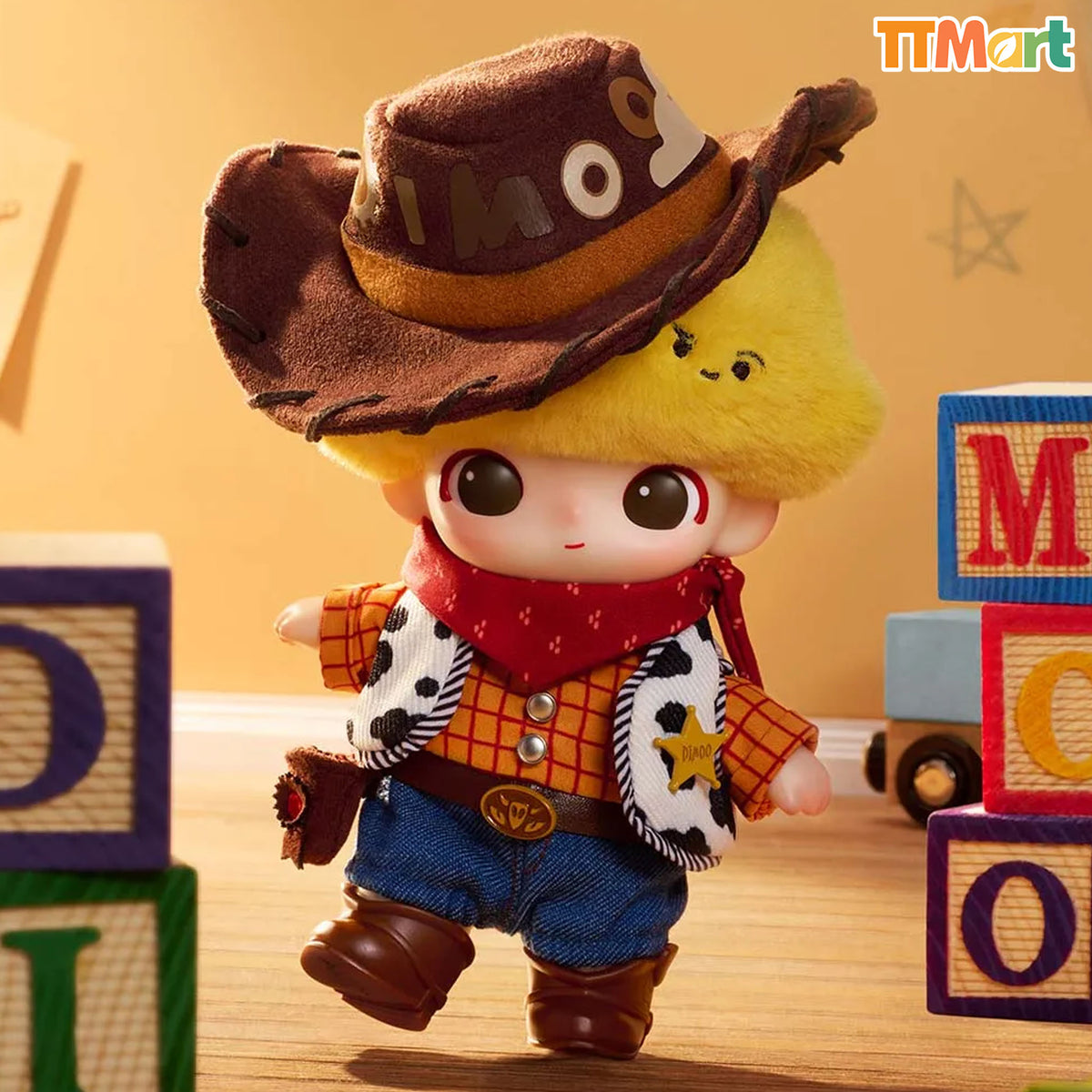 DIMOO WORLD x Pixar Series Vinyl Plush Pendant Blind Box