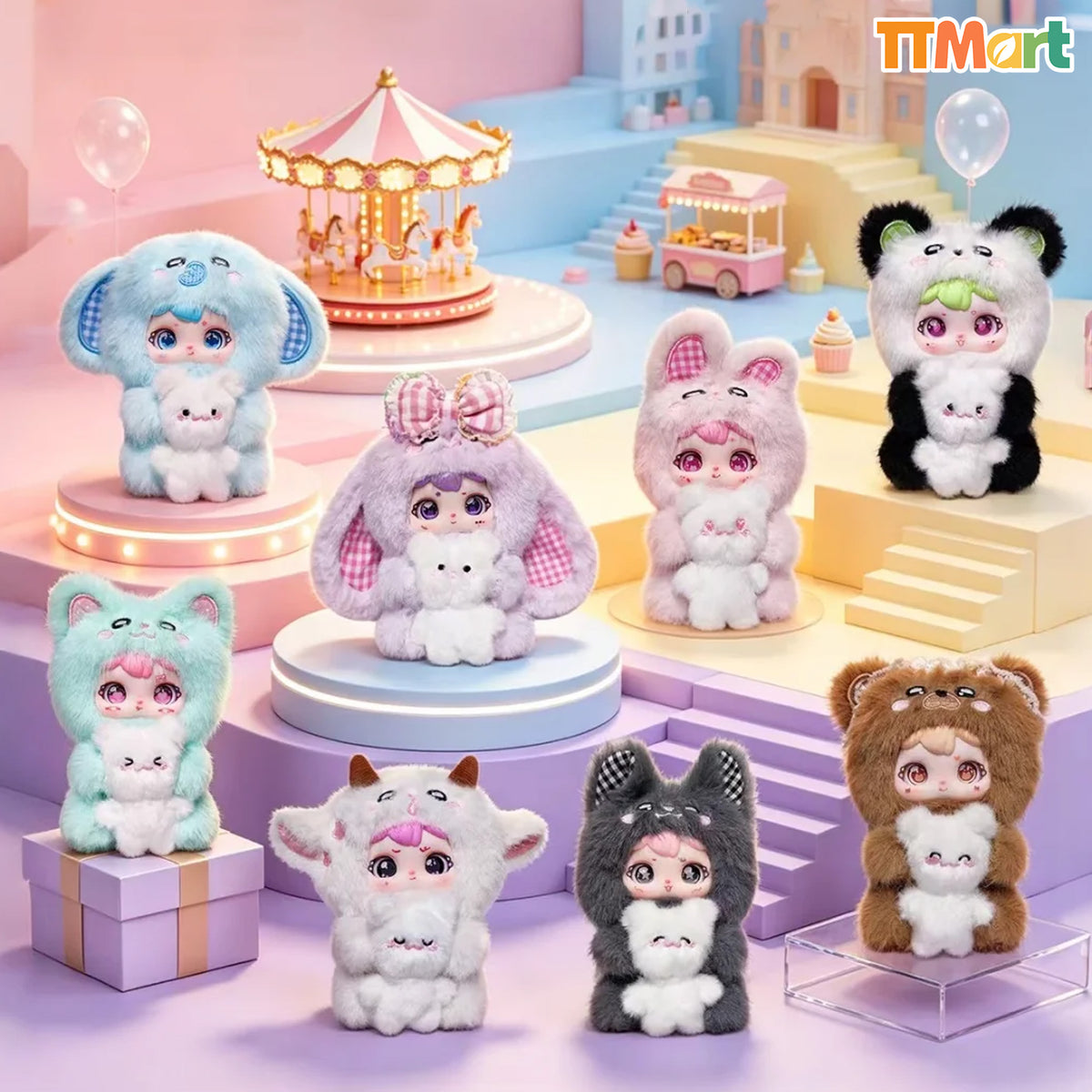 TIAN BAO MEI Sweet Cuddle Plush Series Blind Box