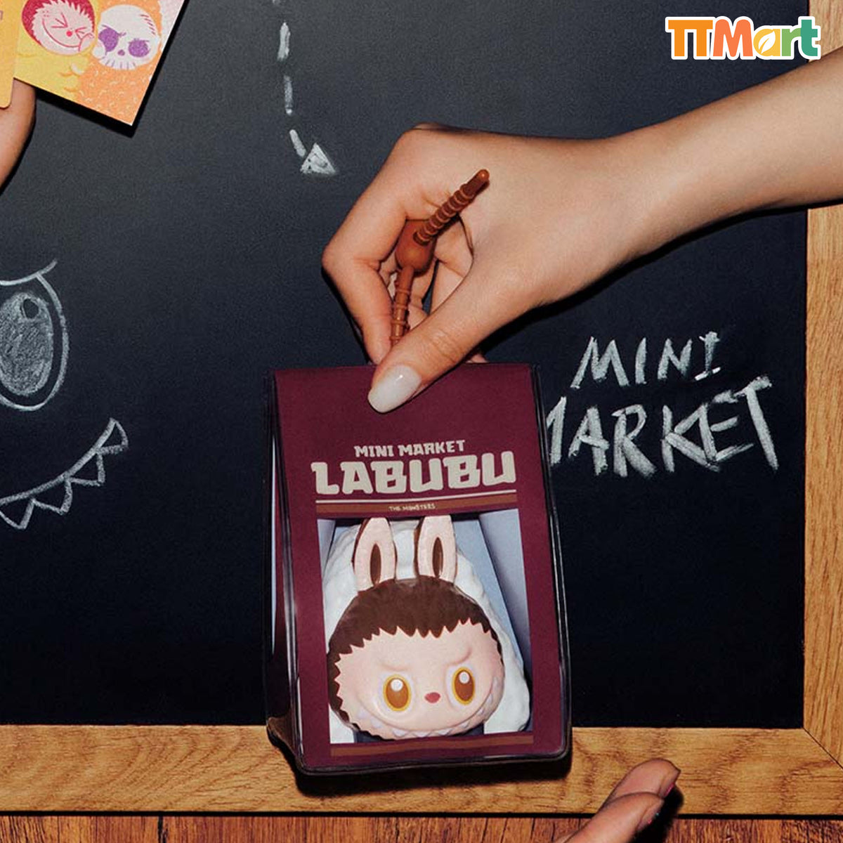 THE MONSTERS LABUBU Wacky Mart Series-Pinch Pendant Squishy Blind Box