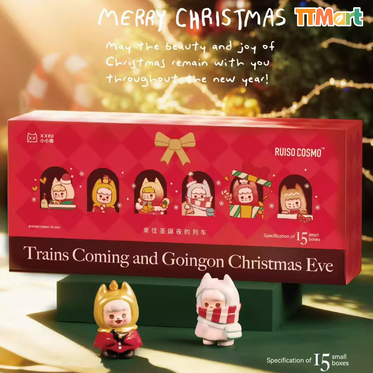 XXFU Trains Coming And Goingon Christmas Eve Mini Series Blind Box