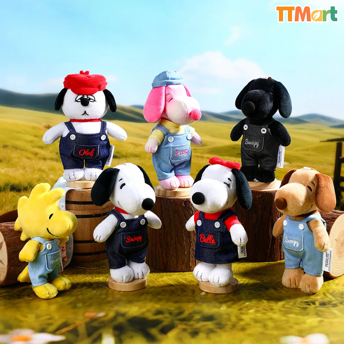 SNOOPY Denim Plush Series Blind Box