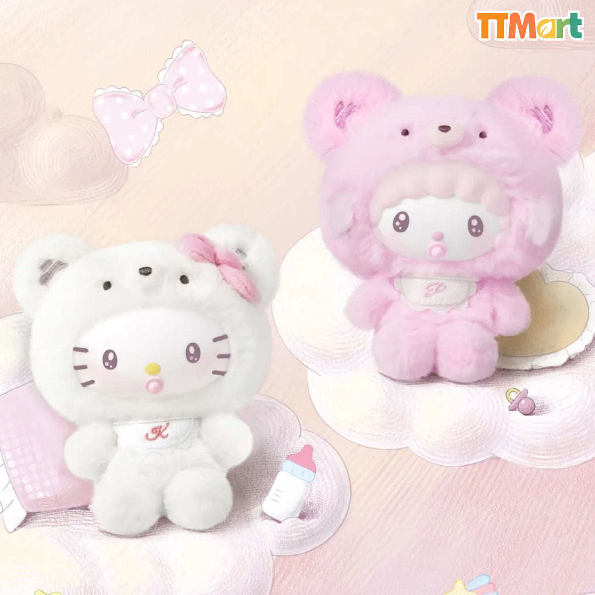 SANRIO Little Bear Planet Series Plush Blind Box