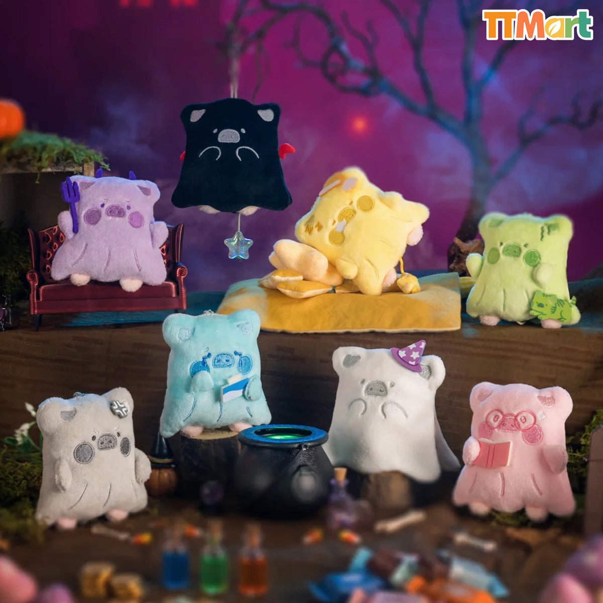 LULU THE PIGGY Horror Story Series Moody Boo Plush Keychain Blind Box