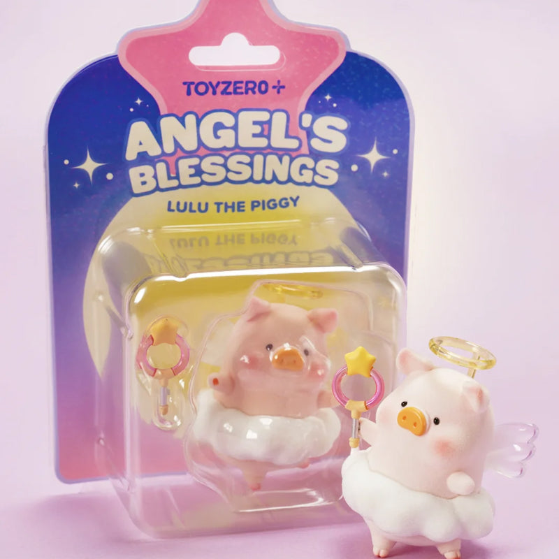 LULU THE PIGGY Angel‘s Blessings Figure Hanging Card