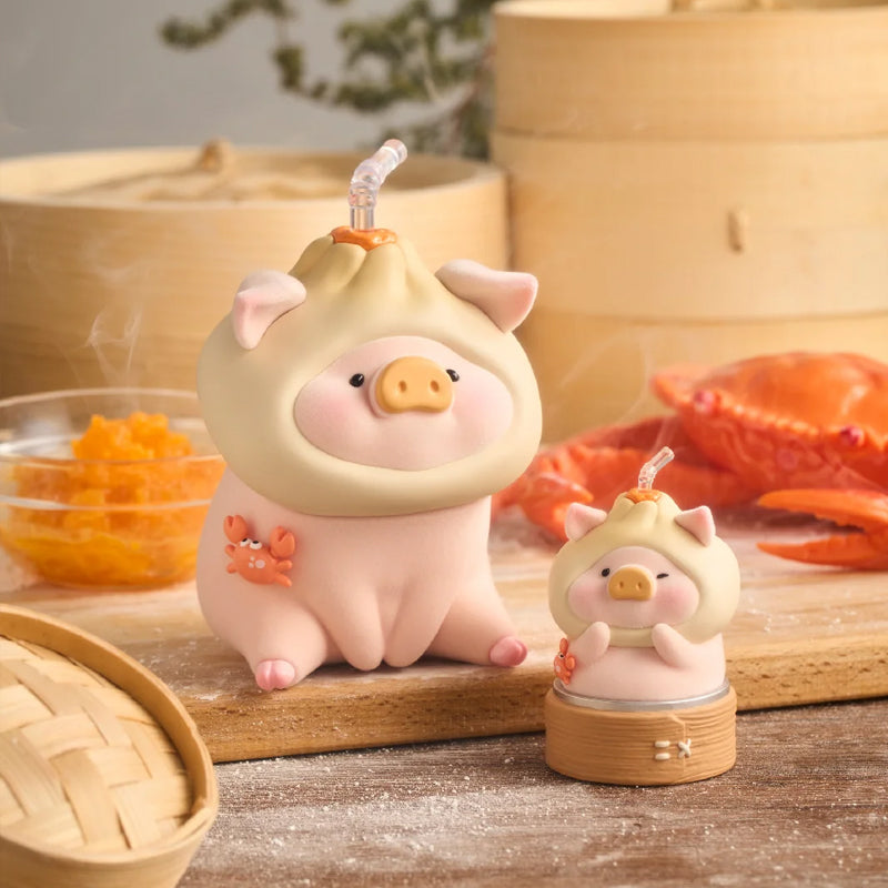 LULU THE PIGGY Crab Roe Bun Hanging Card