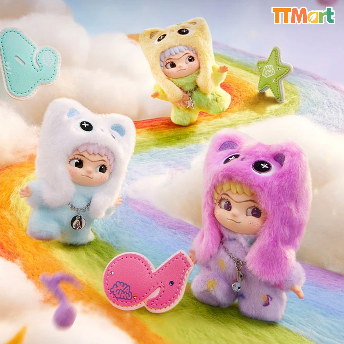 WAKUKU On A Roll Plush Series Blind Box
