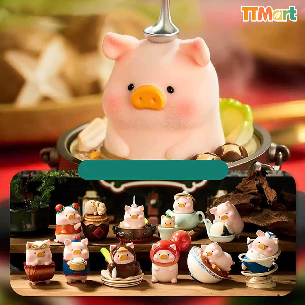 LULU THE PIGGY Lu's Table Figure Series Blind Box