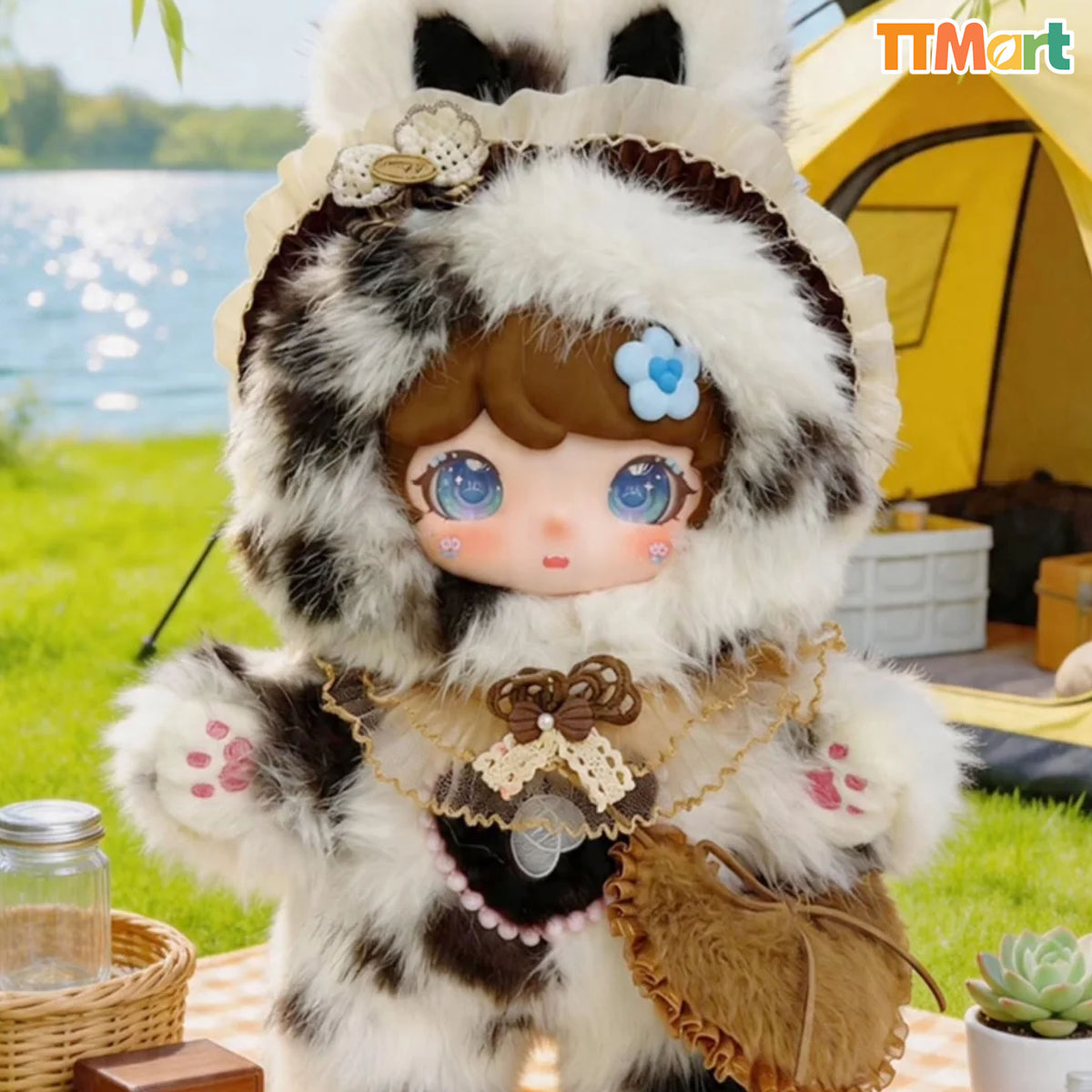 LUXI 600% Picnic Bunny Series Plush Blind Box