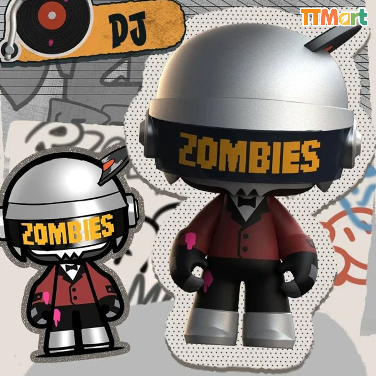 MR.BONE Junior Zombies Back Series Figure Blind Box