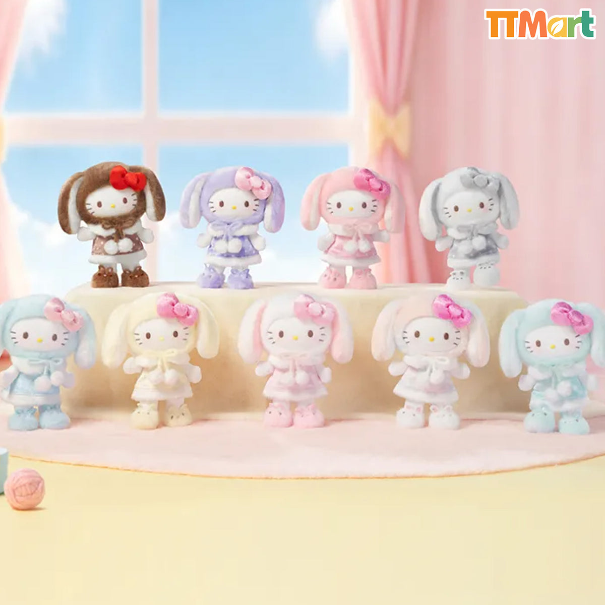 HK Lop Ear Bunny Series Plush Pendant Blind Box