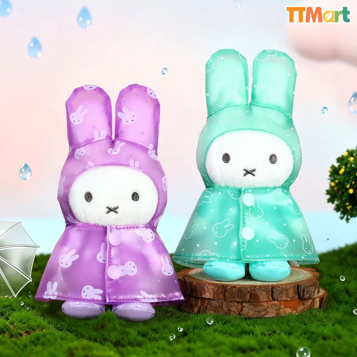 MIFFY Raincoat Series Plush Keychain Blind Box