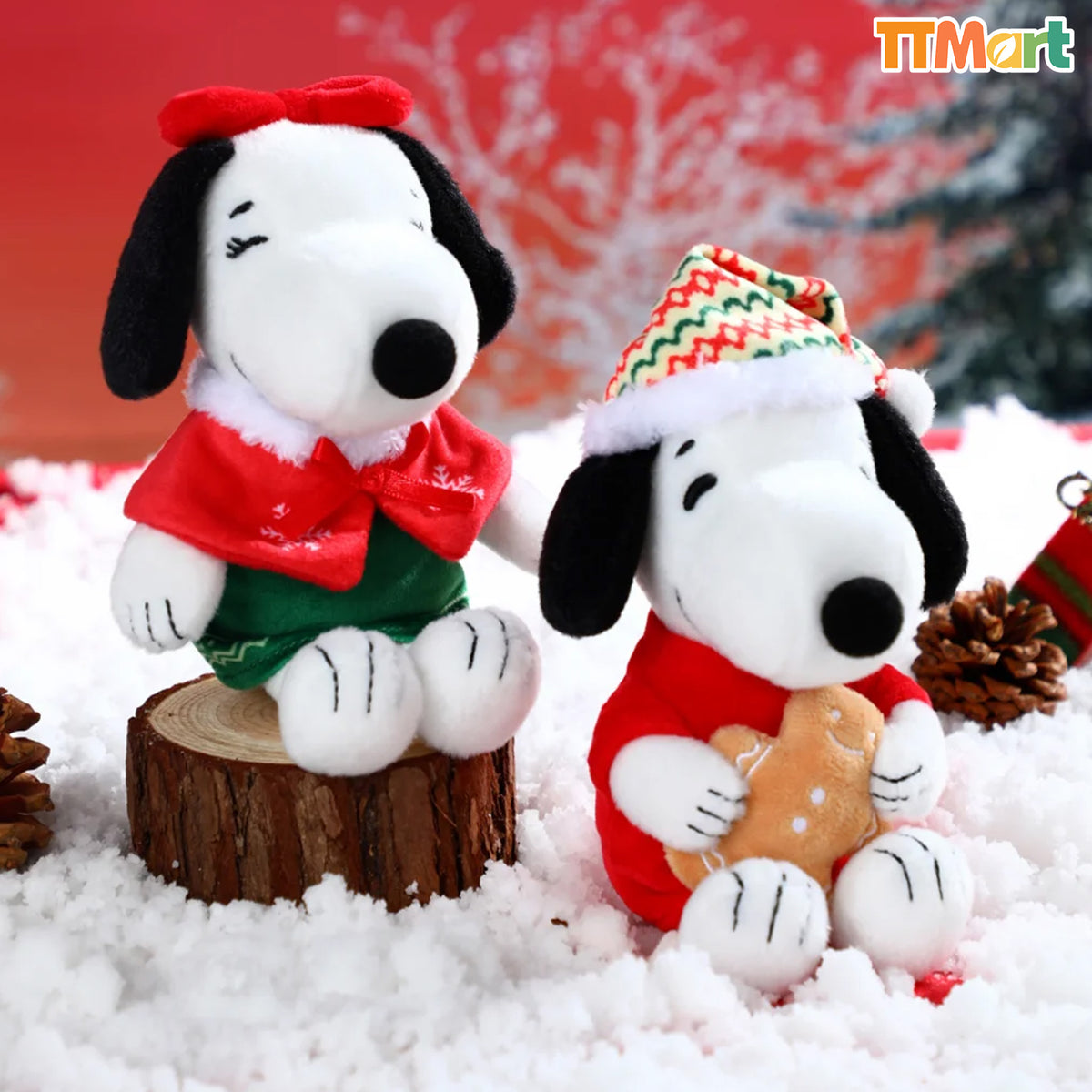 SNOOPY Winter Series Plush Keychian Blind Box