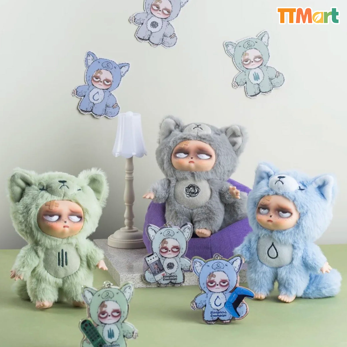 Sleepless Grumpipi Series Plush Blind Box