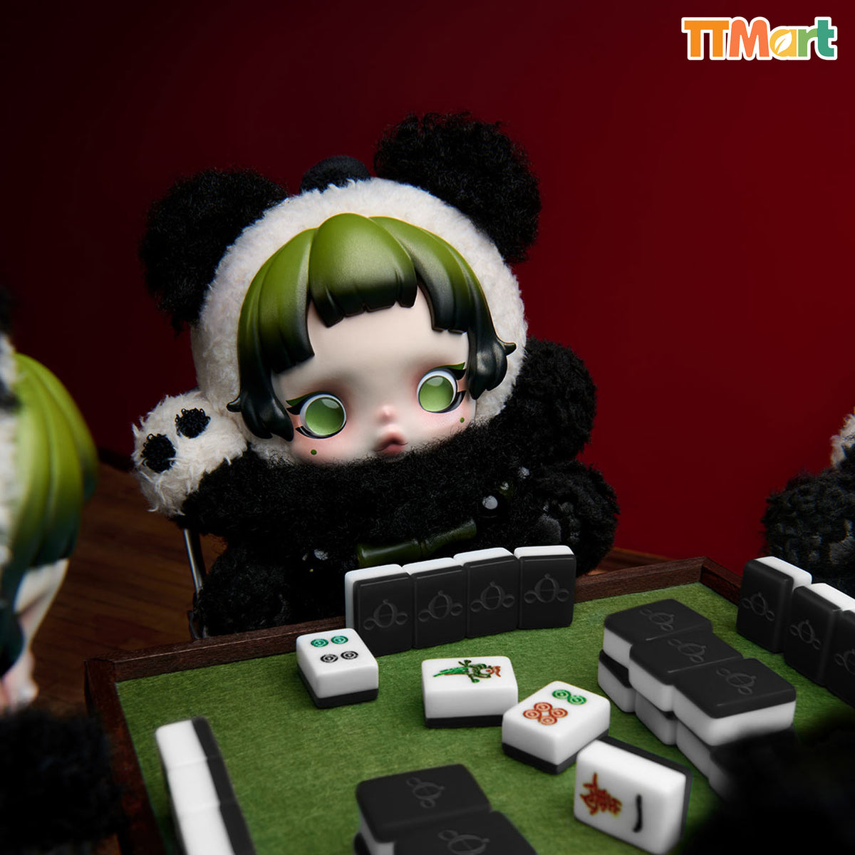 SKULLPANDA Lazy Panda Plush Doll Pendant