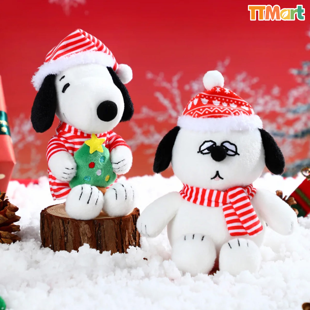 SNOOPY Winter Series Plush Keychian Blind Box