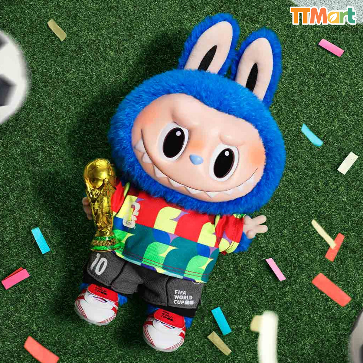 THE MONSTERS × FIFA SERIES-Catch the Win Vinyl Plush Doll