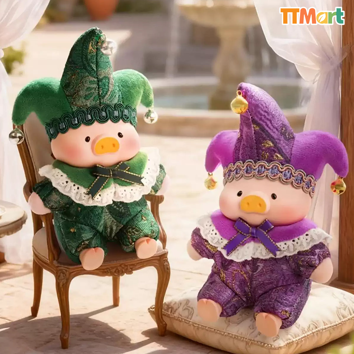 LULU THE PIGGY Triangel Series Plush Keychain Blind Box