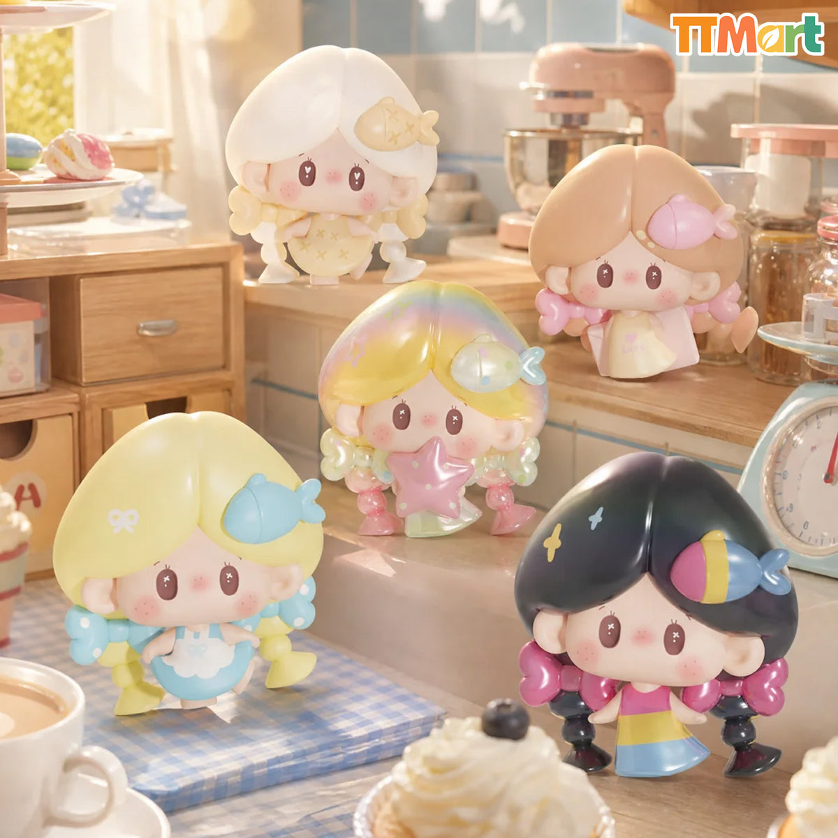 FISHY Girl's Heart Series Bean Blind Bag