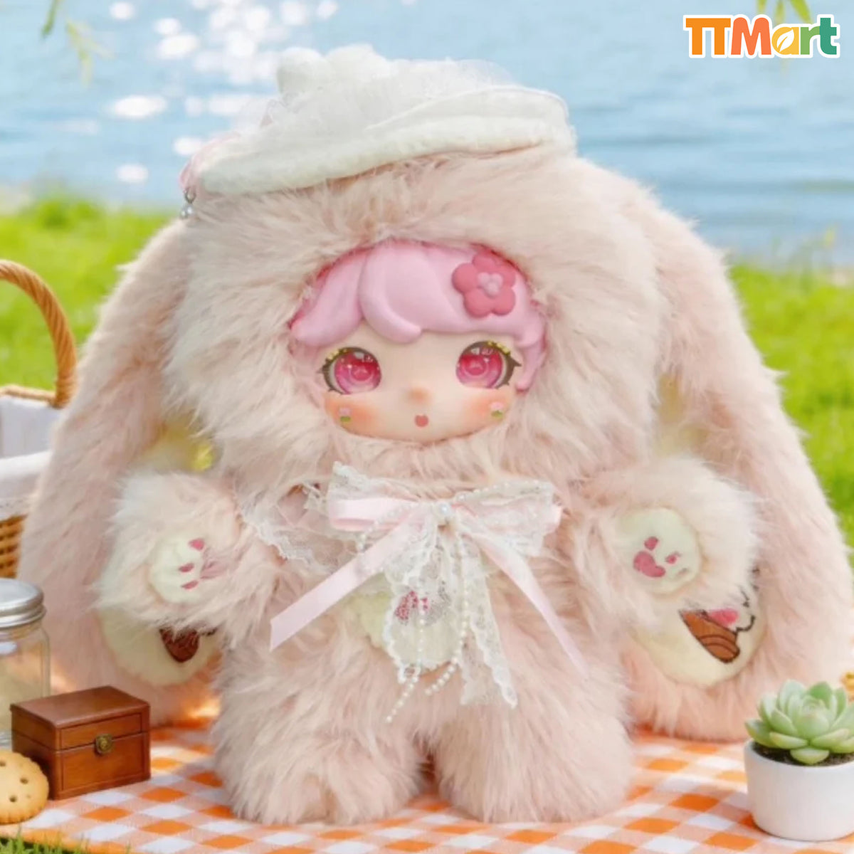 LUXI 600% Picnic Bunny Series Plush Blind Box