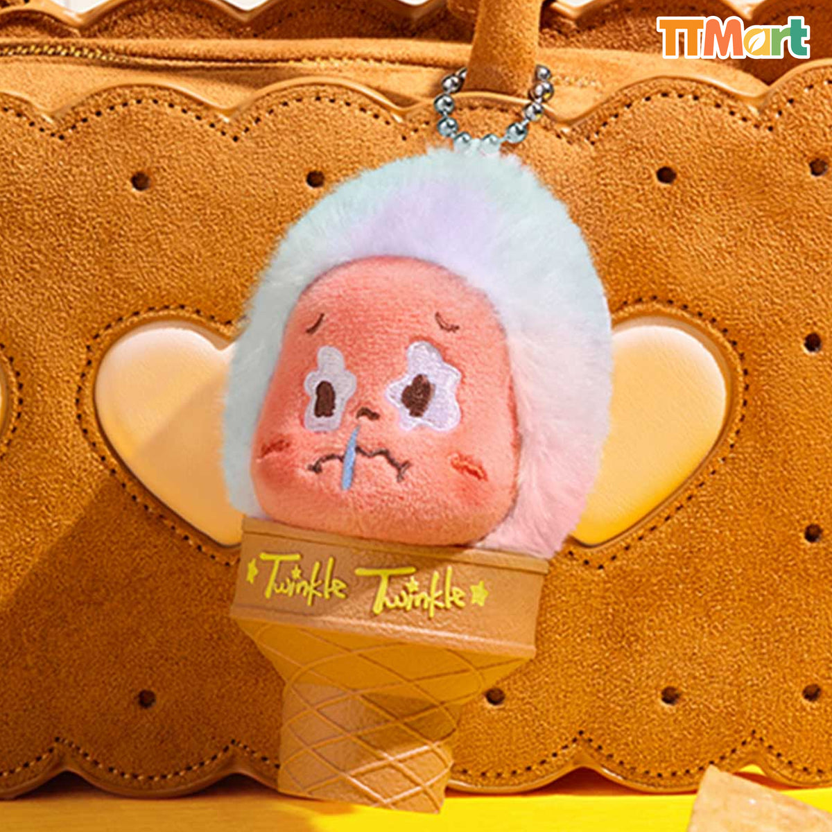 MOON GELATO Series-Ice Cream Plush Pendant Blind Box