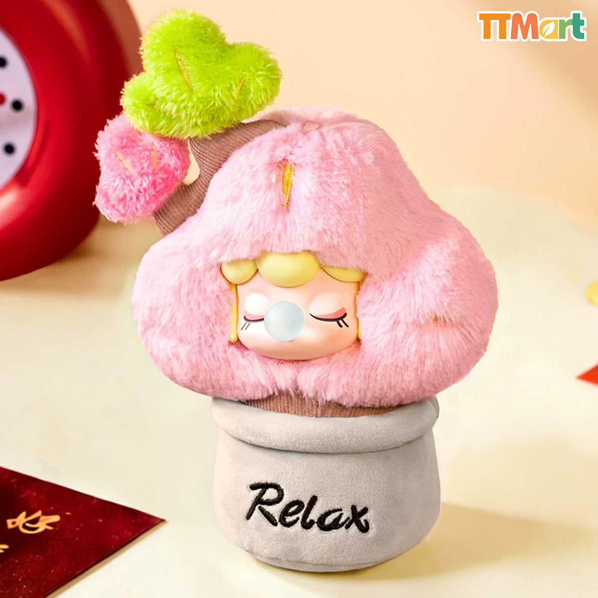 NANCI Best Wishes Series Plush Potted Plant Carefree Days Confirmed Box