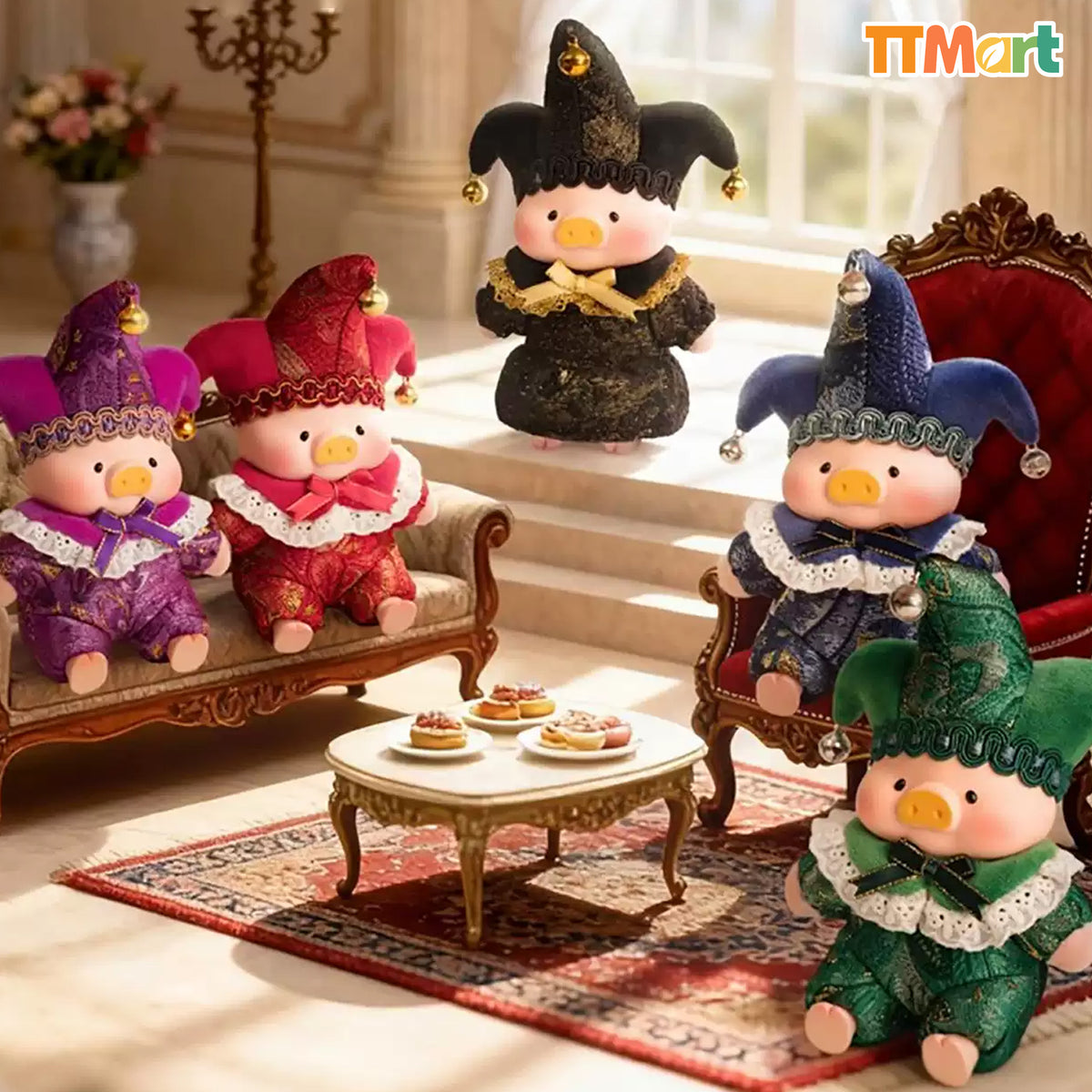 LULU THE PIGGY Triangel Series Plush Keychain Blind Box