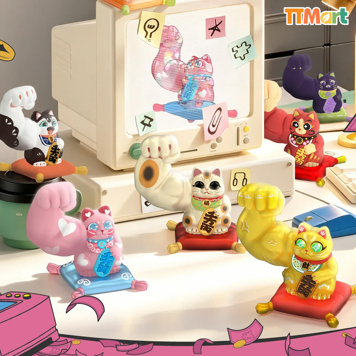 Great Power Fortune Cat-Go All Out for Gold Series Blind Box