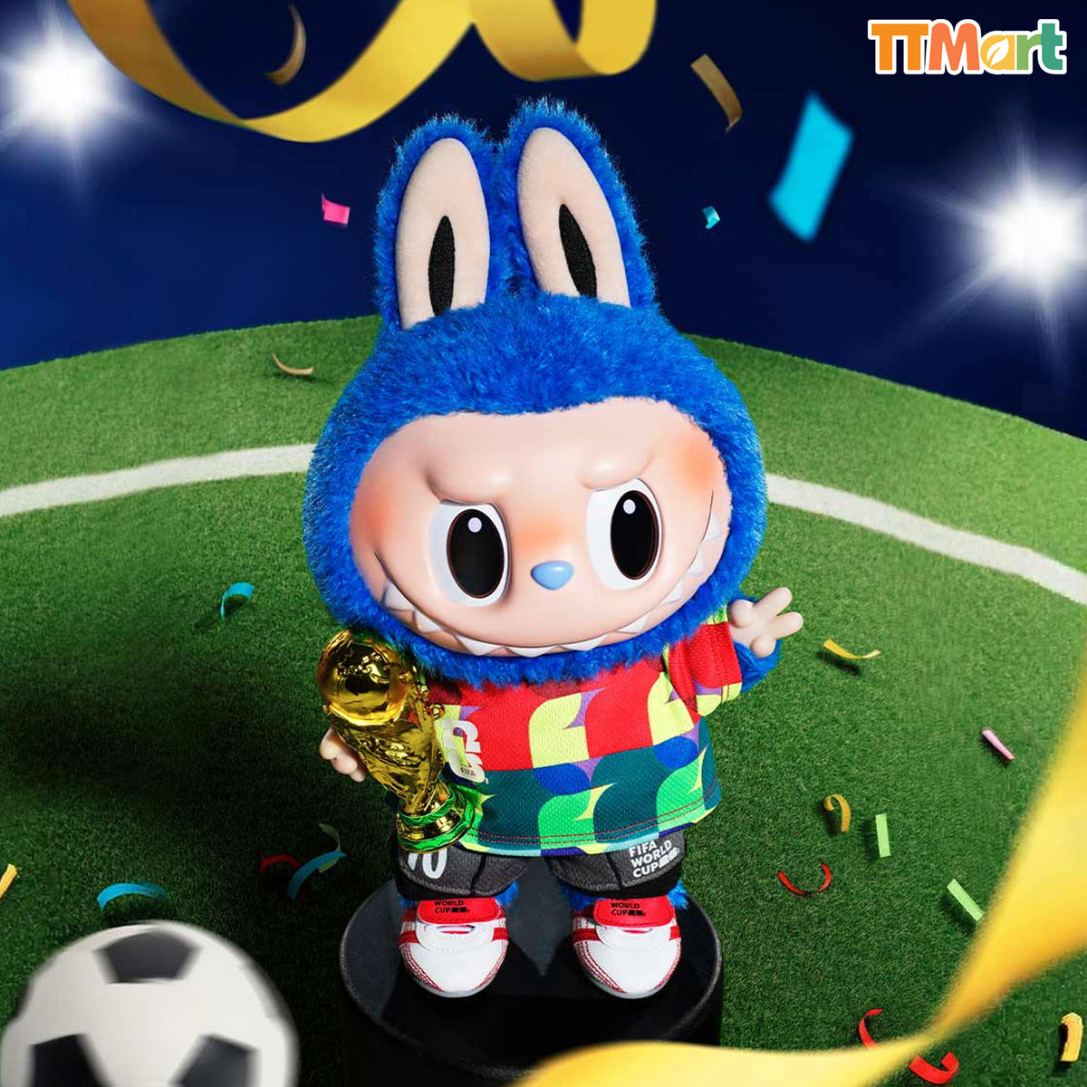 THE MONSTERS × FIFA SERIES-Catch the Win Vinyl Plush Doll