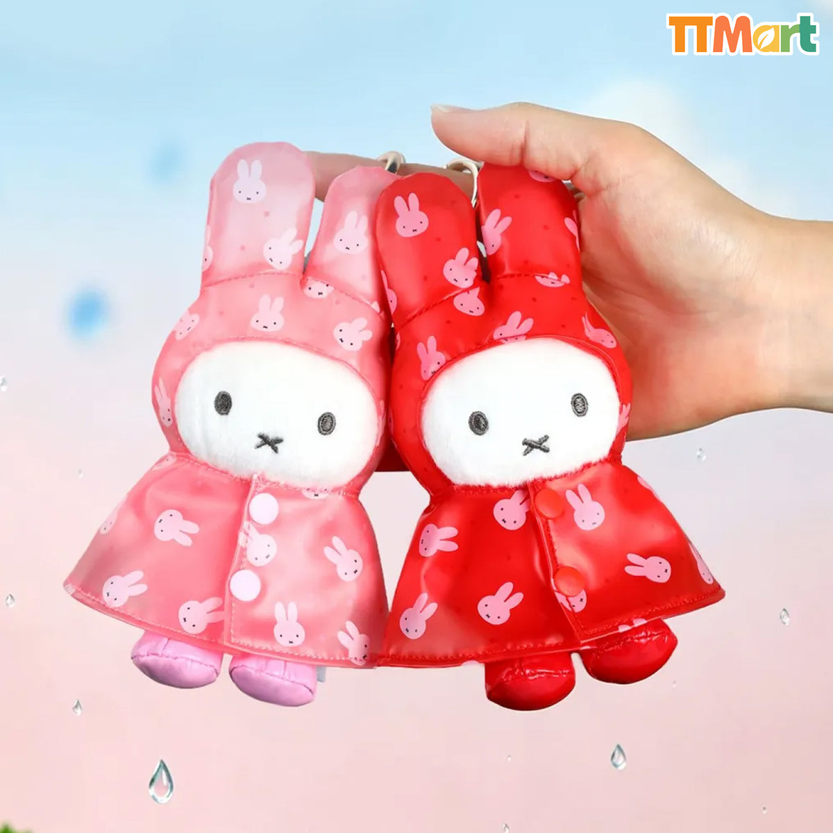 MIFFY Raincoat Series Plush Keychain Blind Box