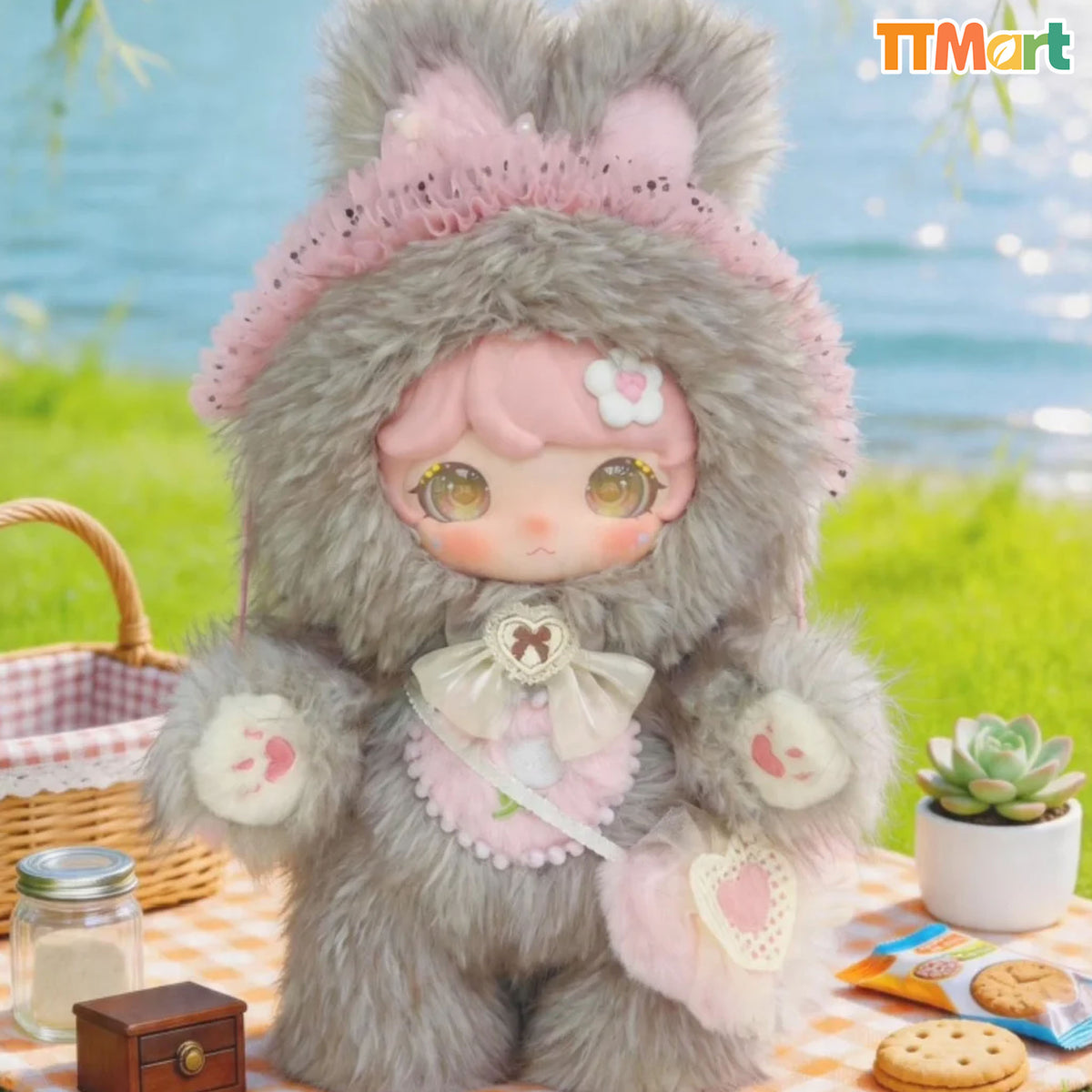 LUXI 600% Picnic Bunny Series Plush Blind Box