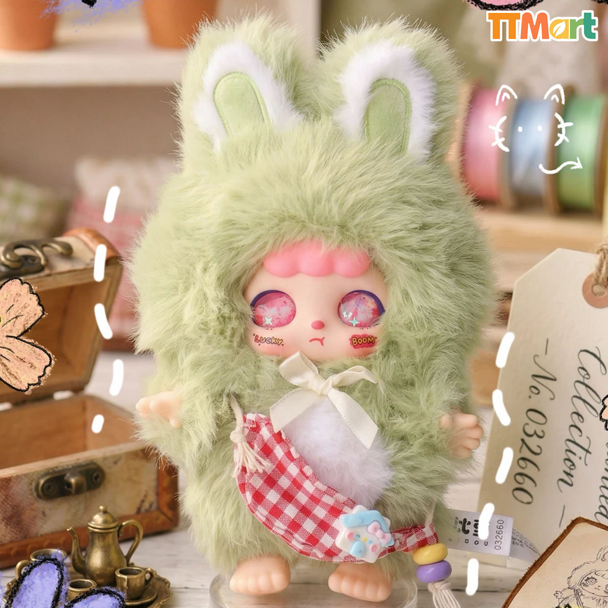 KEBIDOU Rabbit Strolling Around Series Plush Blind Box