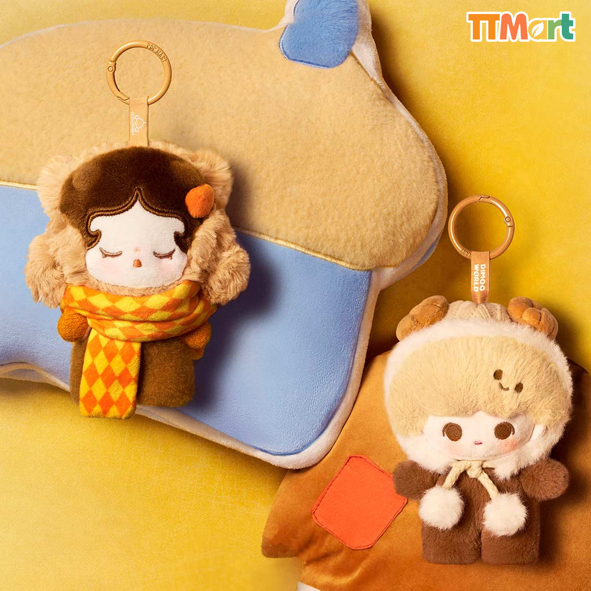 POP BEAN Fluffy & Cozy Series-Plush Pendant Blind Box