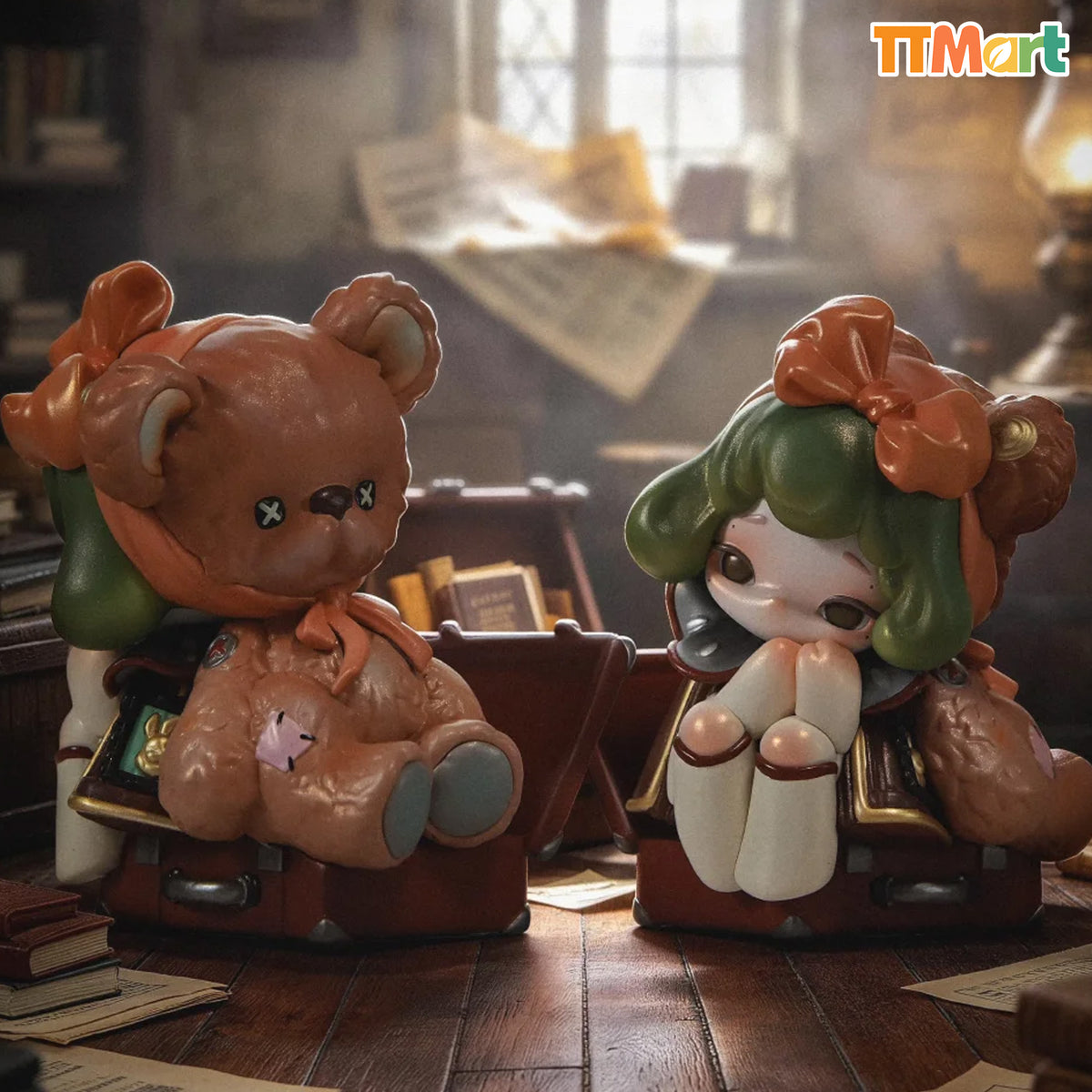 DUAL BEAR Attic Encounter Series Figures Blind Box