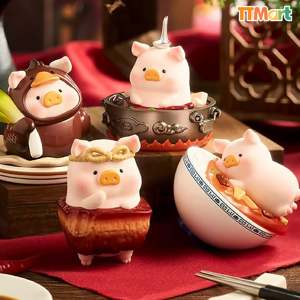 LULU THE PIGGY Lu's Table Figure Series Blind Box