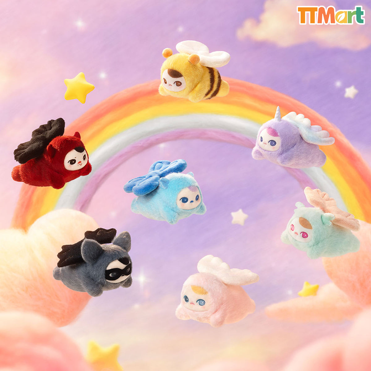 PUCKY FLYING BABIES SERIES - Plush Pendant Blind Box