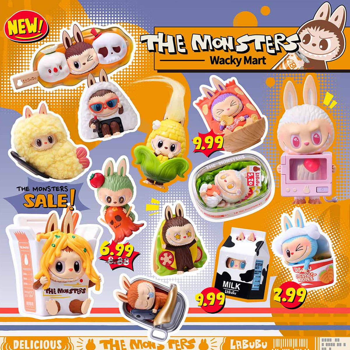 LABUBU THE MONSTERS Wacky Mart Series Blind Box