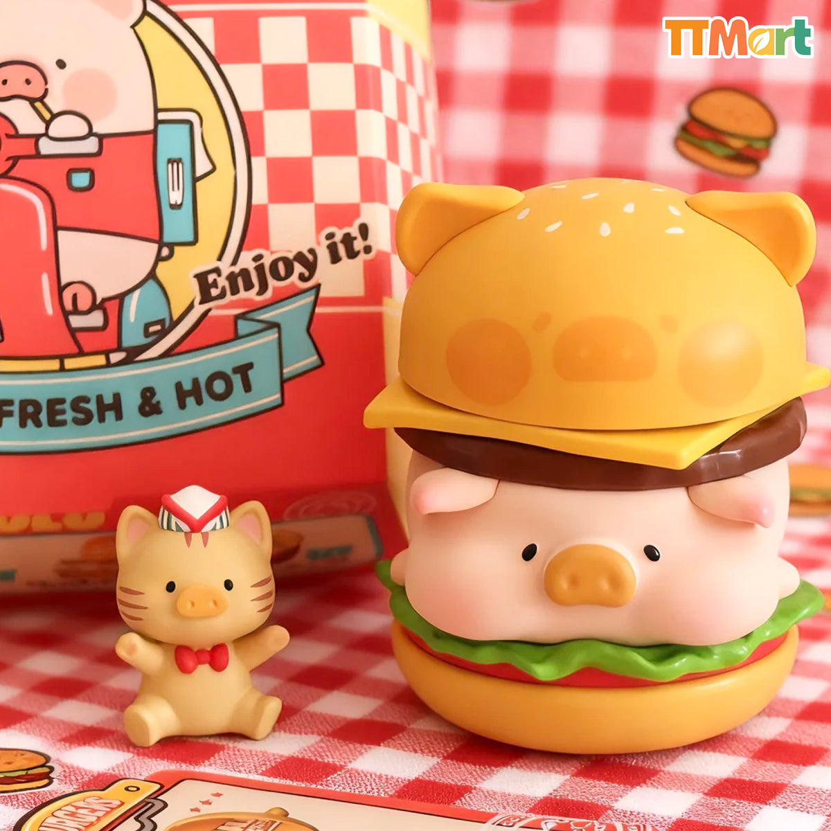 LULU THE PIGGY Love Burger Series Blind Box