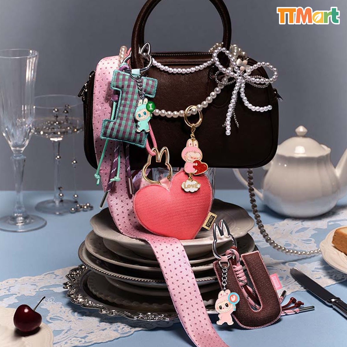 THE MONSTERS LABUBU Pin For Love Series - Letter Pendant Blind Box (N-Z)