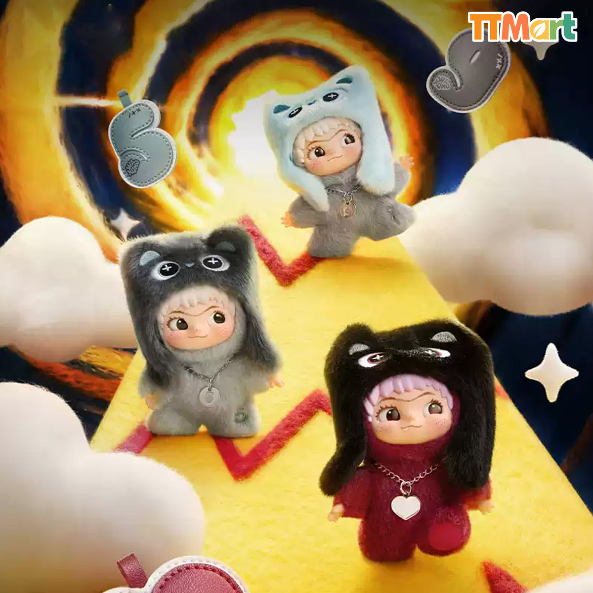 WAKUKU On A Roll Plush Series Blind Box