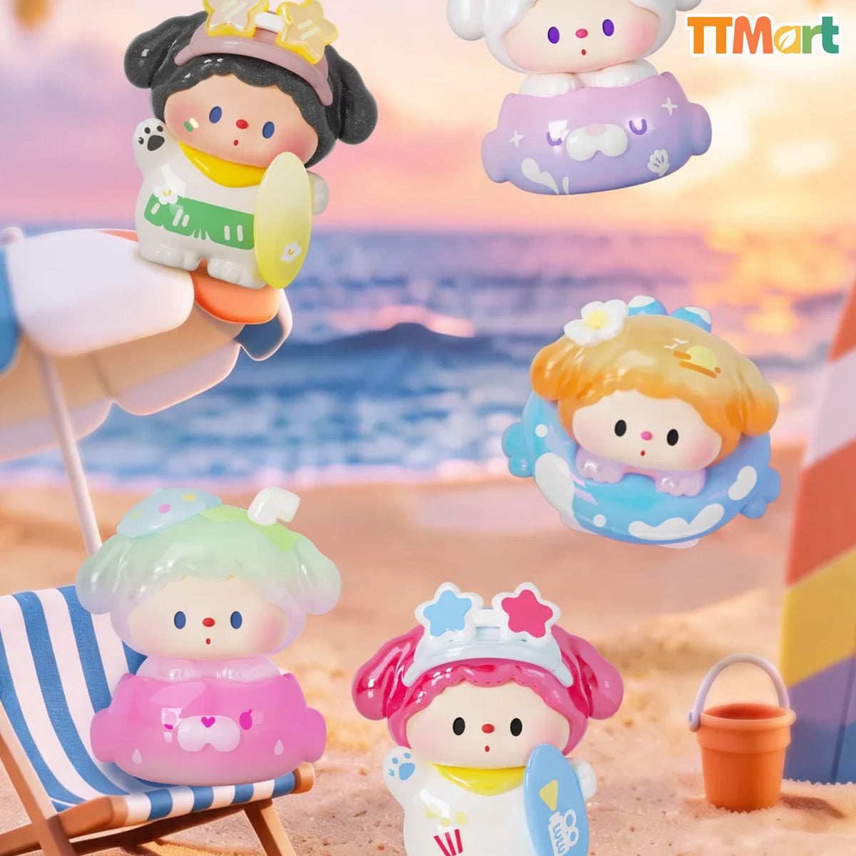 LULUDOG's Summer Journal Mini Bean Series Blind Bag