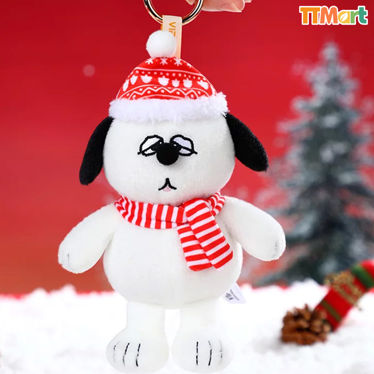 SNOOPY Winter Series Plush Keychian Blind Box