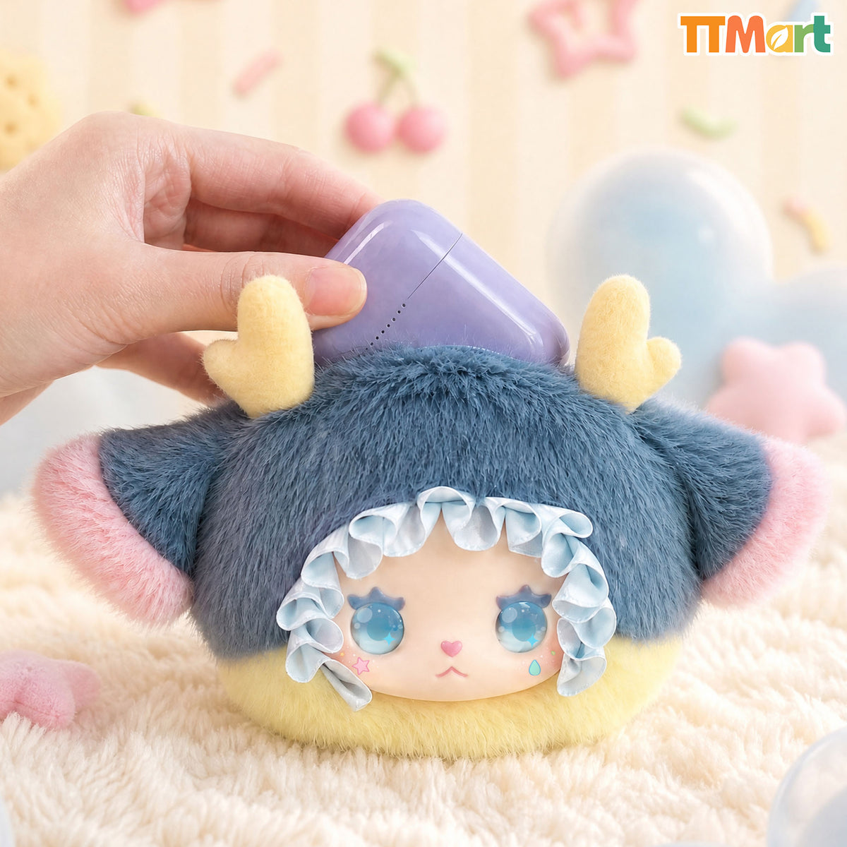 LUCKY EMMA Silly Little Cutie Pouch Series Plush Blind Box