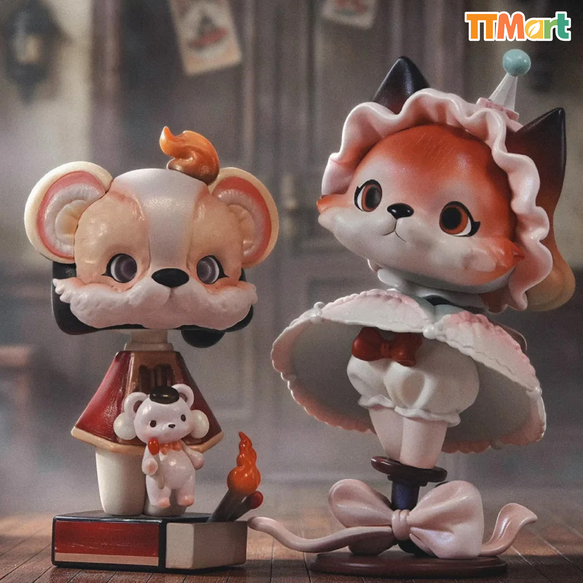DUAL BEAR Attic Encounter Series Figures Blind Box