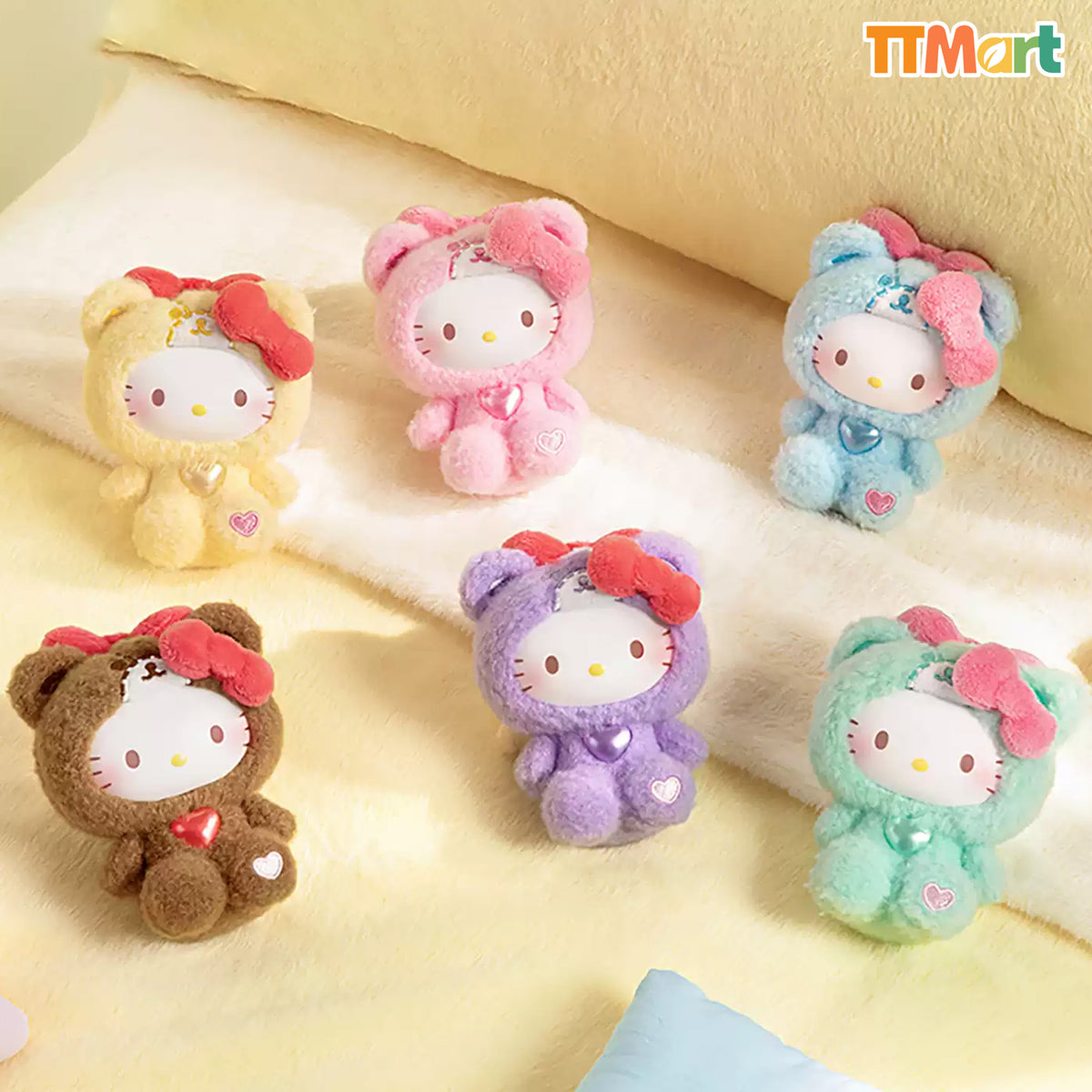 HK Teddy Pajamas Plush Pendant Series Blind Box