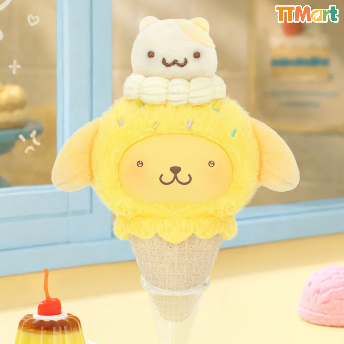 SANRIO Little Ice Cream Cone Series Plush Pendant Blind Box