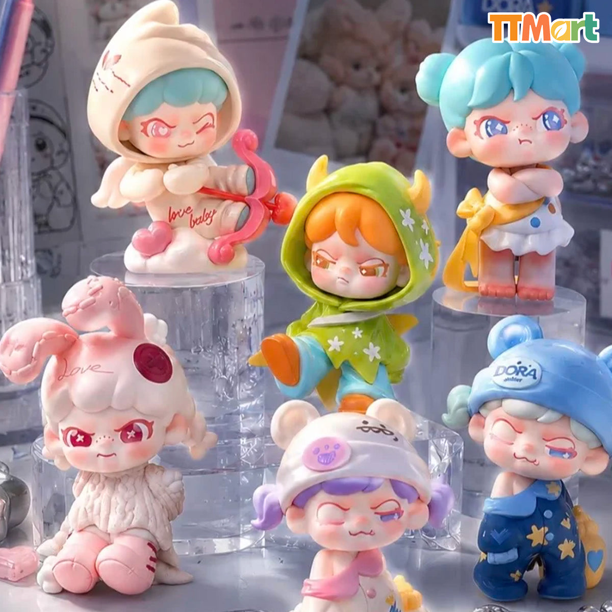 BABY DORA Quirky Cute Moments Mini Series Figures Blind Box