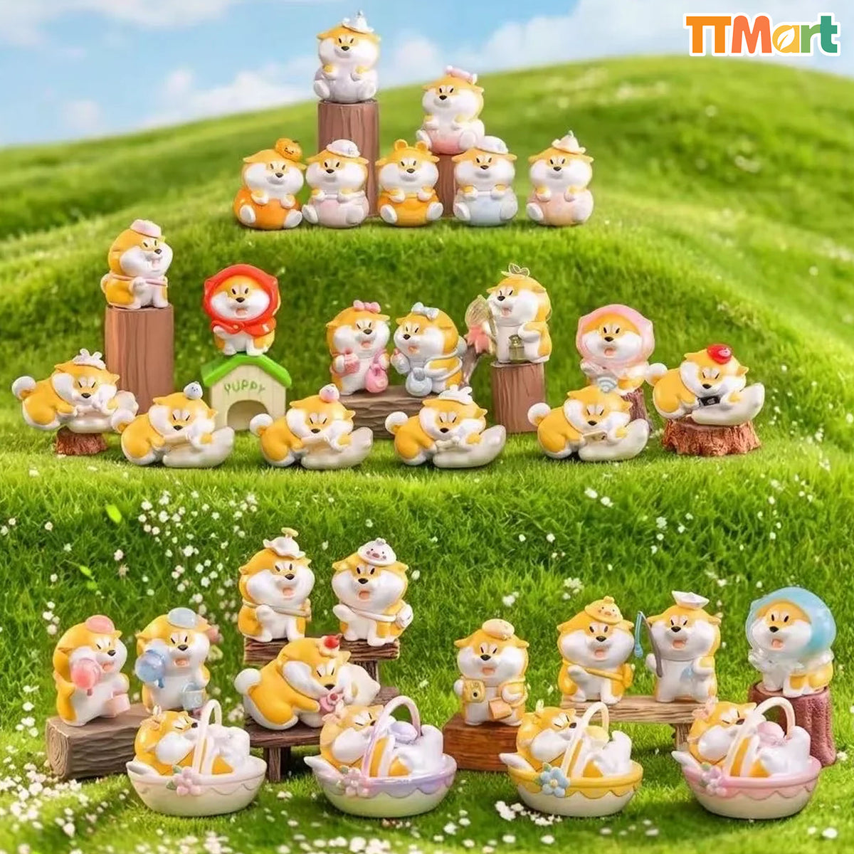 Puppy Goji Enjoy The Lawn Mini Series Blind Box